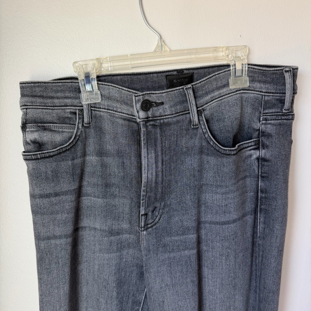 Mother Rascal Sliced Up Heel Jeans - Picture 5 of 9
